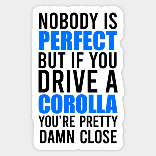 Corolla Owners Sticker